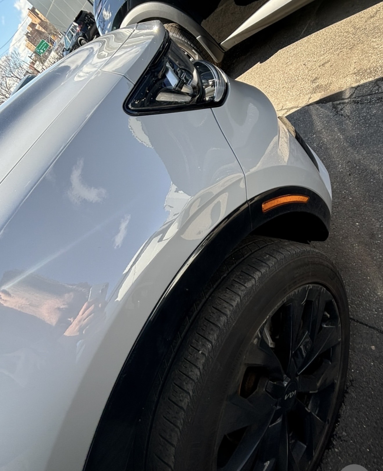 Before paintless dent repair showcase 1