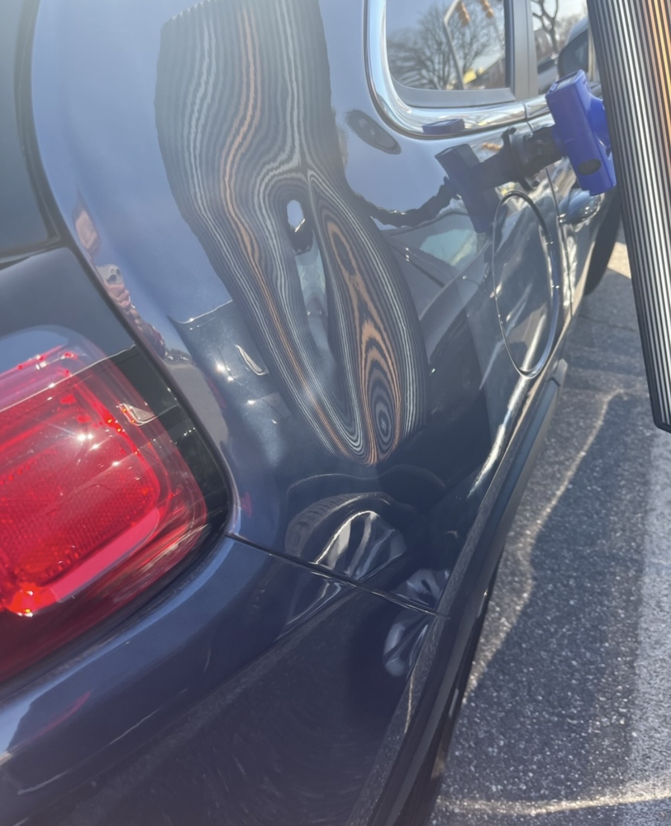 Before paintless dent repair showcase 2