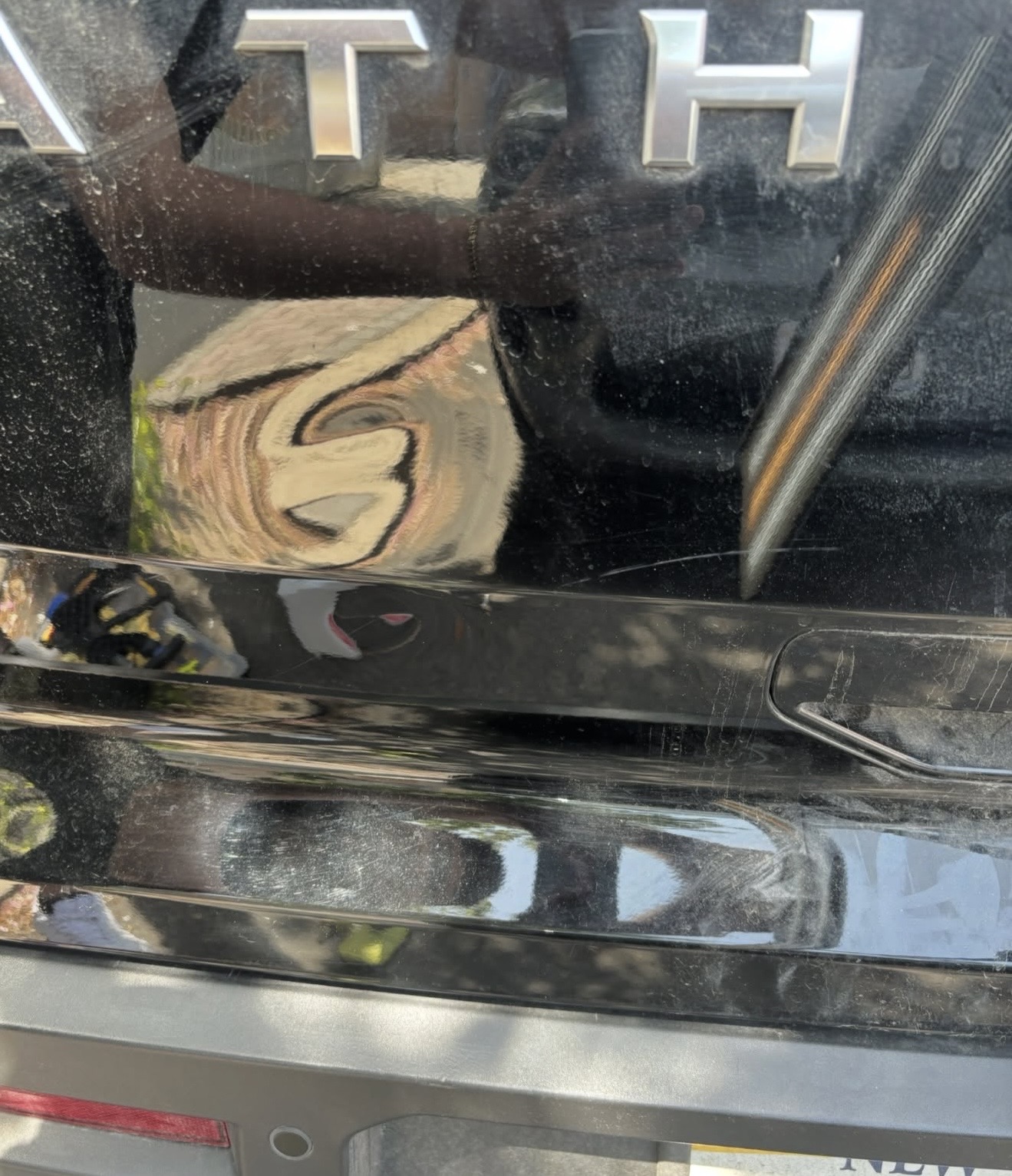 Before paintless dent repair showcase 3